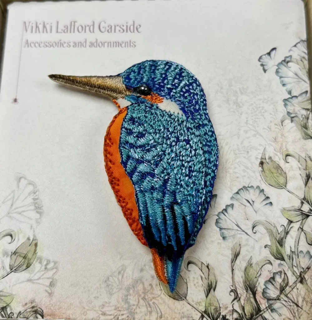 Kingfisher Brooch