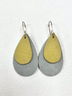 13804 grey yellow teardrop earrings Clare Lloyd.jpg