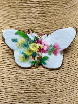 1427 ceramic butterfly brooch flowers Remon Jephcott.webp